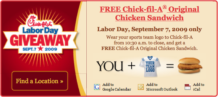Chick-Fil-A Giveaway